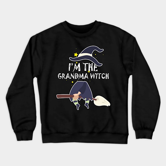 Im the Grandma Witch Shirt Halloween Matching Group Costume Crewneck Sweatshirt by foxmqpo